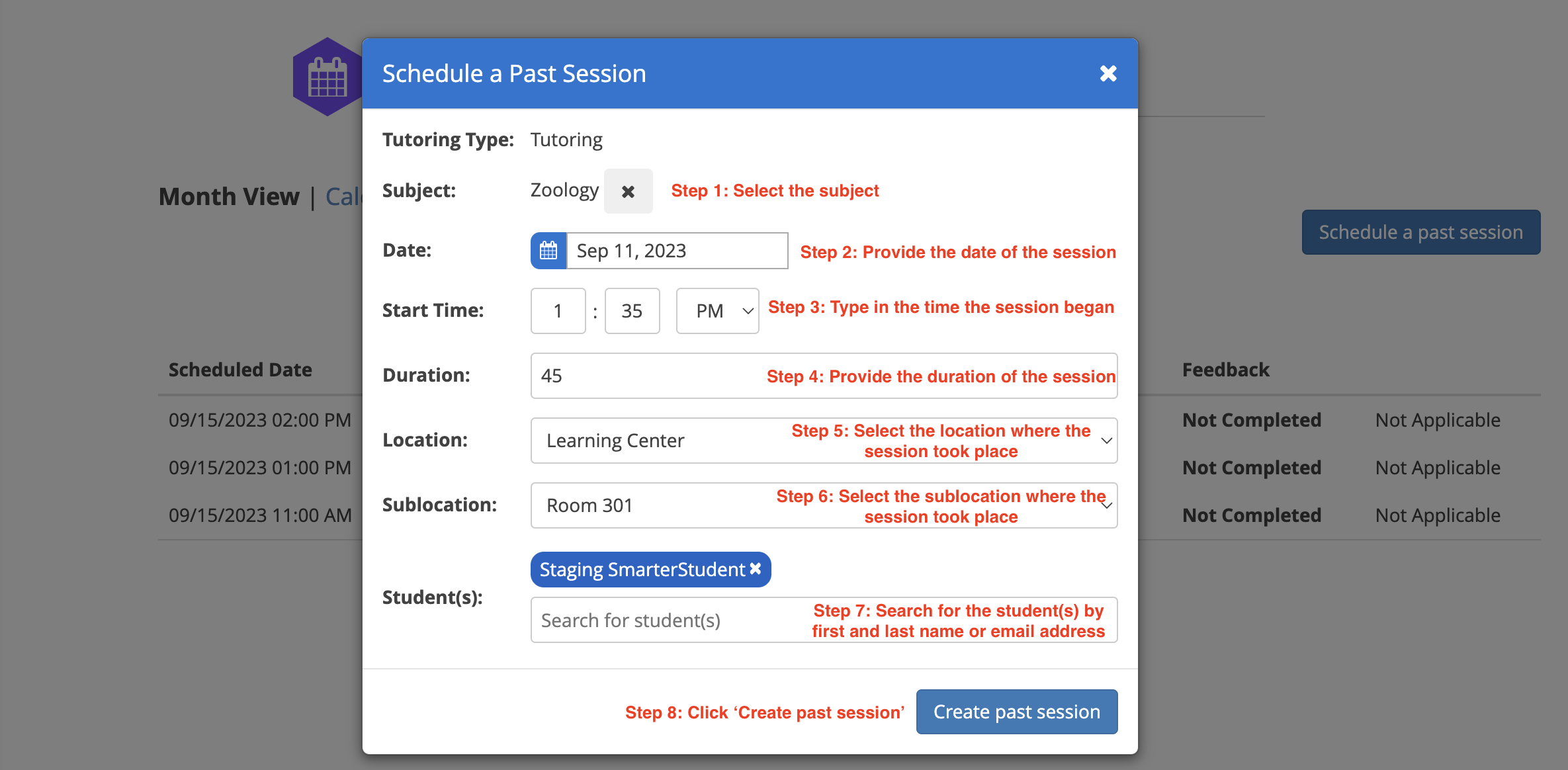 Campus Tutor - Schedule past session - 3.png