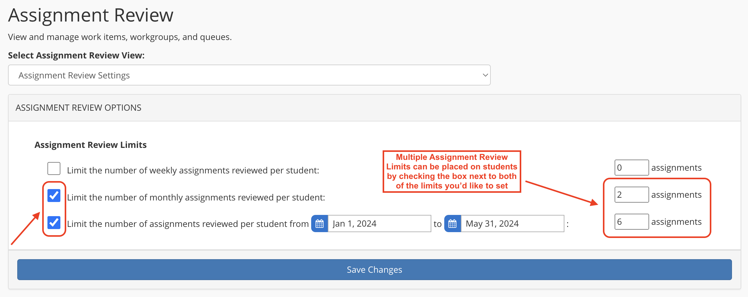 admins - assignment review limits - multiple limits.png