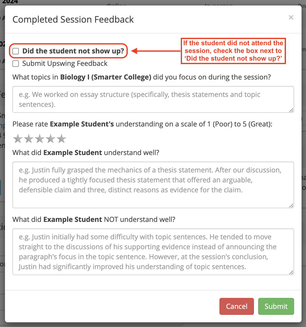 campus tutors - in-person sessions - check box for no-show.png